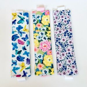 SET OF 3 Handmade A5 Journal Pen Holders, Pen Holder with Elastic, Pen Holder